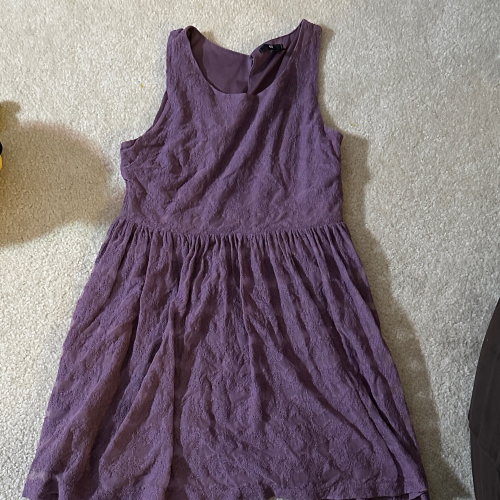 H&M Lavender Sleeveless Dress